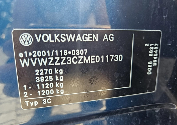 Volkswagen Passat cena 110000 przebieg: 27000, rok produkcji 2020 z Brzeziny małe 742